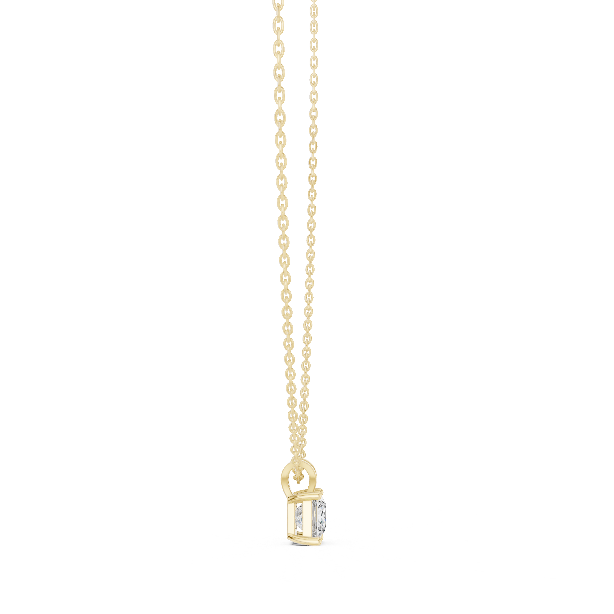 Bold Move lab grown diamond pendant