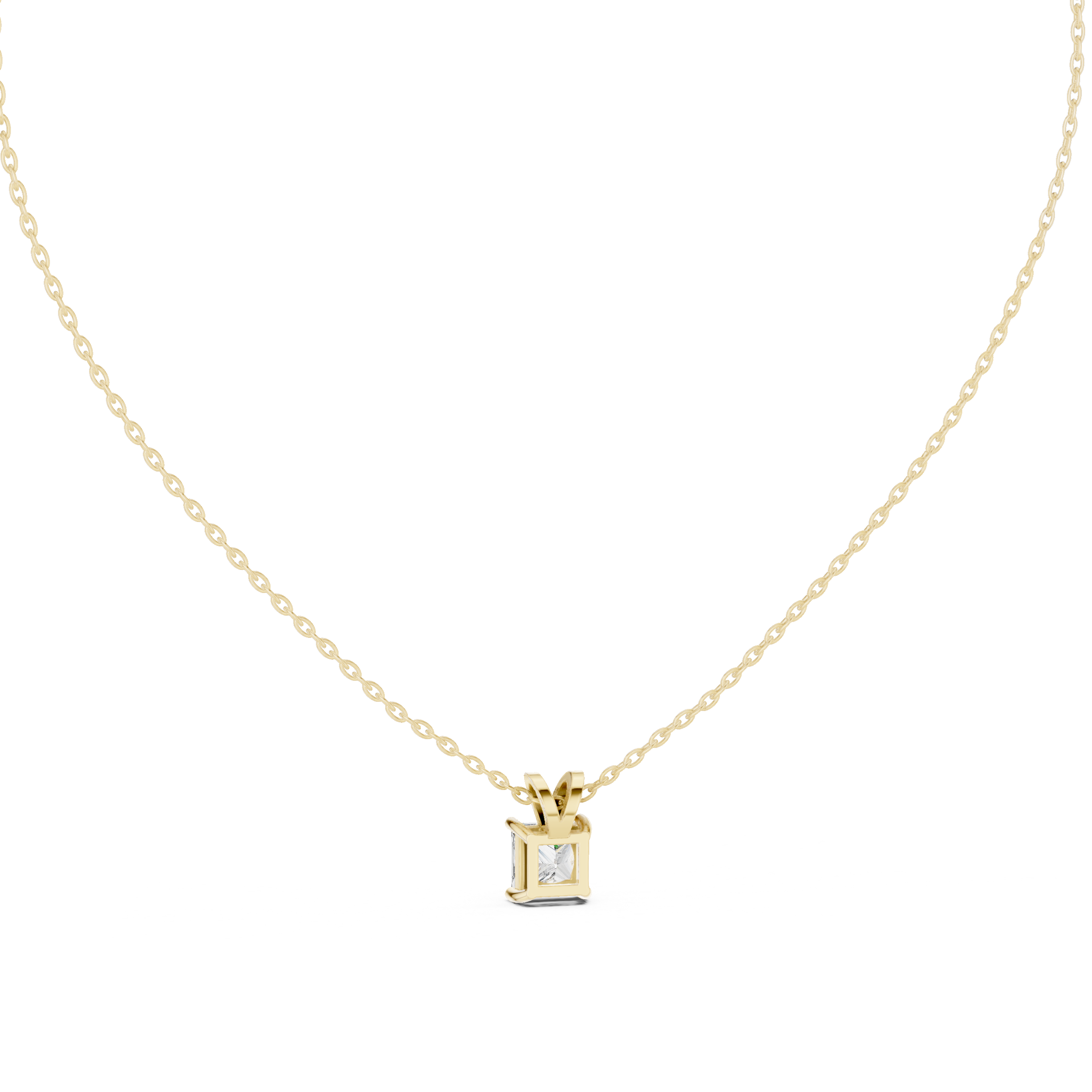 Bold Move lab grown diamond pendant