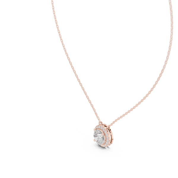 Lucky Charm lab grown diamond pendant