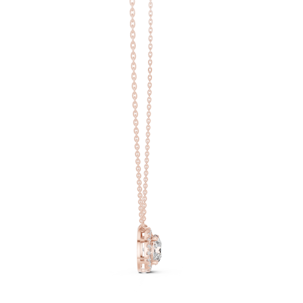 Lucky Charm lab grown diamond pendant