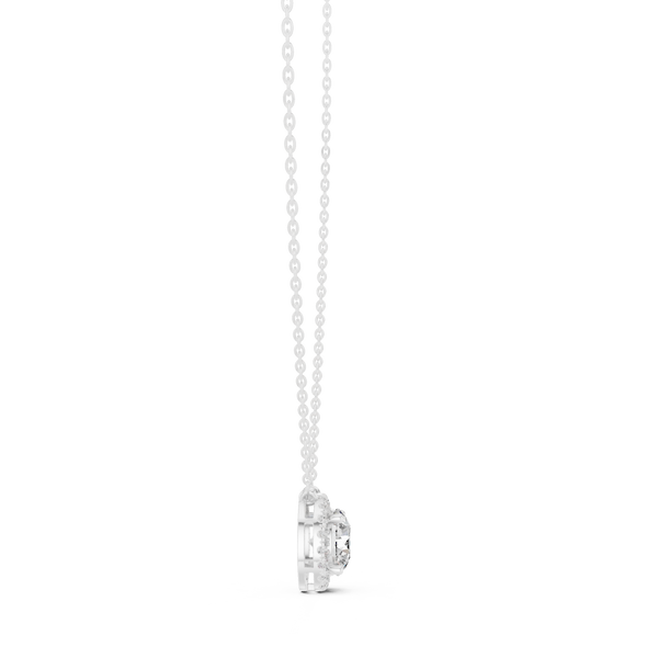Lucky Charm lab grown diamond pendant