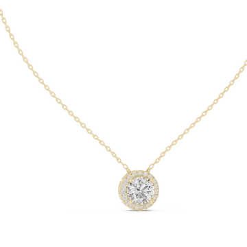 Lucky Charm lab grown diamond pendant