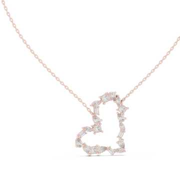 Joyful Tear lab grown diamond pendant