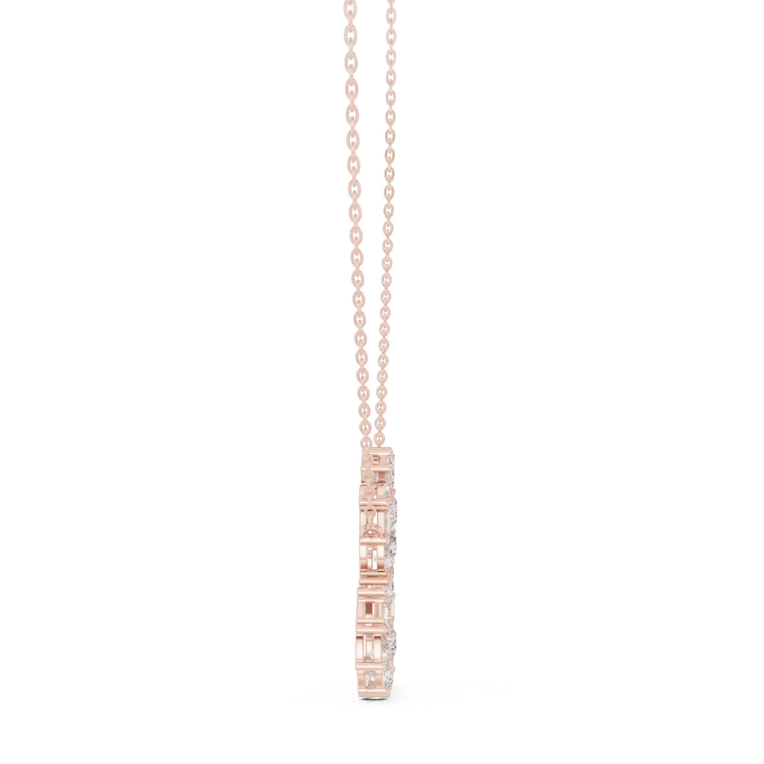 Joyful Tear lab grown diamond pendant