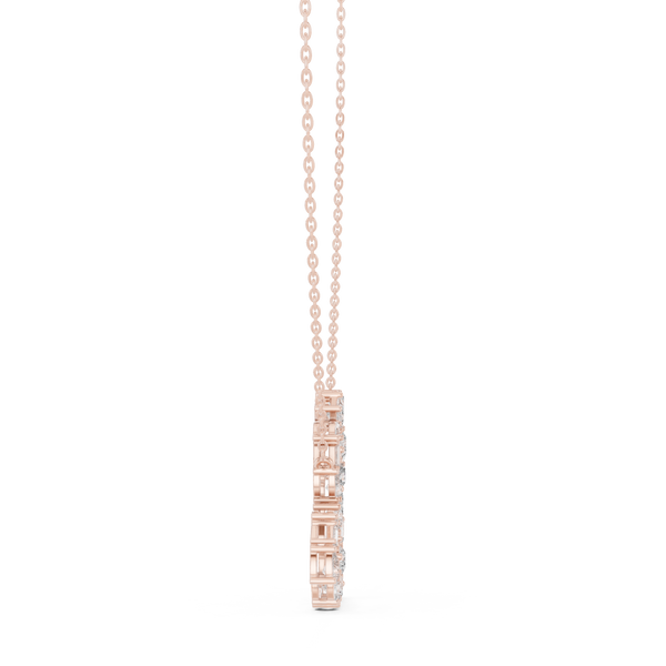 Joyful Tear lab grown diamond pendant