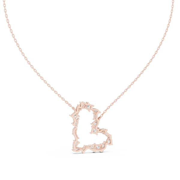 Joyful Tear lab grown diamond pendant