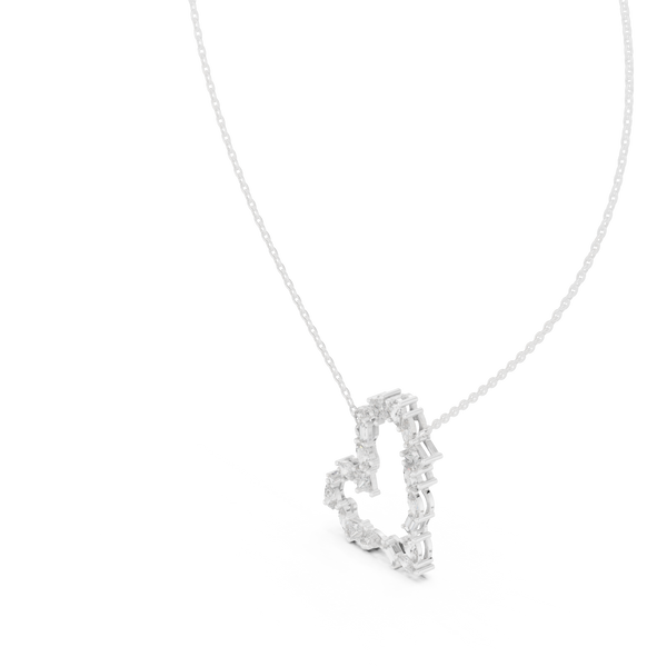 Joyful Tear lab grown diamond pendant