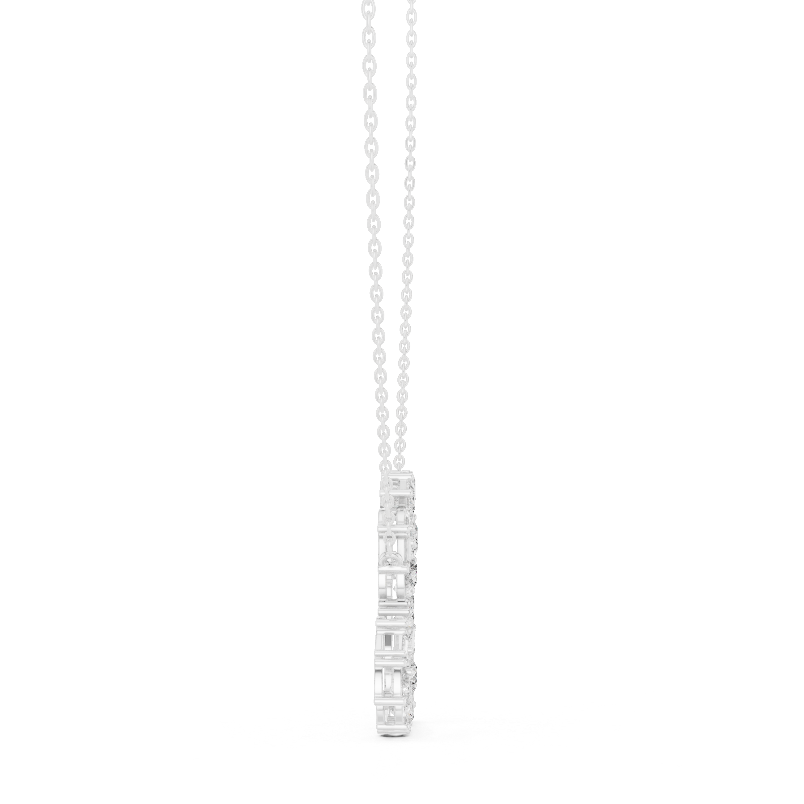 Joyful Tear lab grown diamond pendant