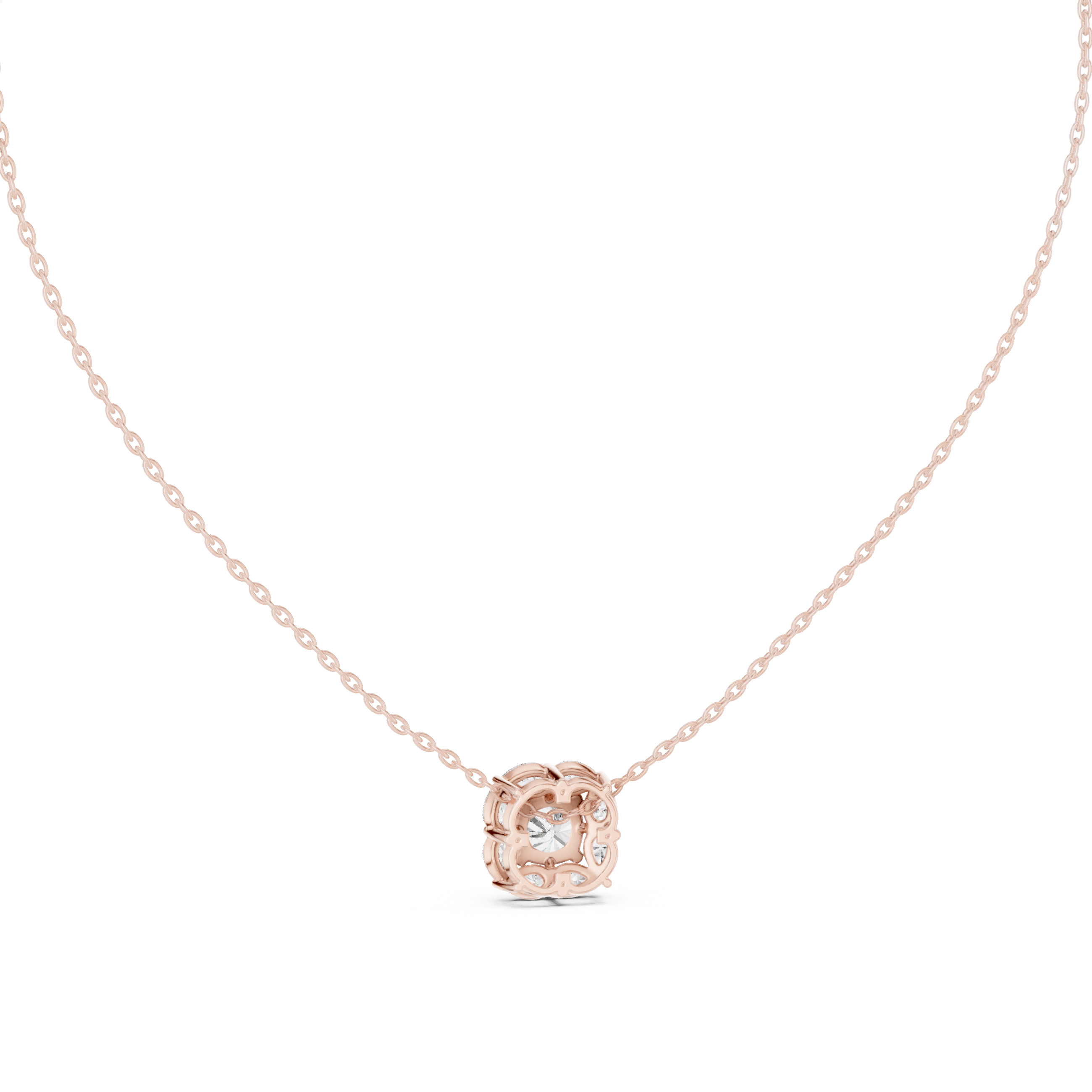 Sharp Lining lab grown diamond pendant