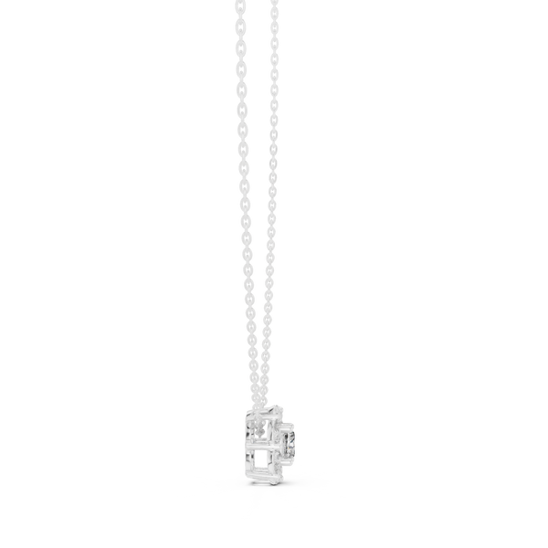 Sharp Lining lab grown diamond pendant