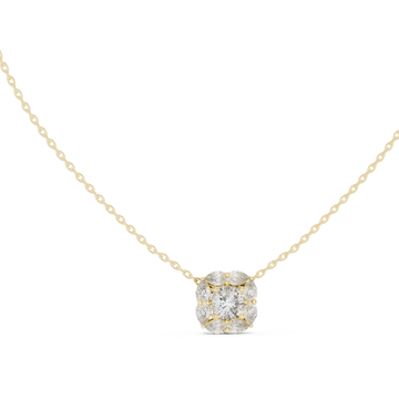 Sharp Lining lab grown diamond pendant