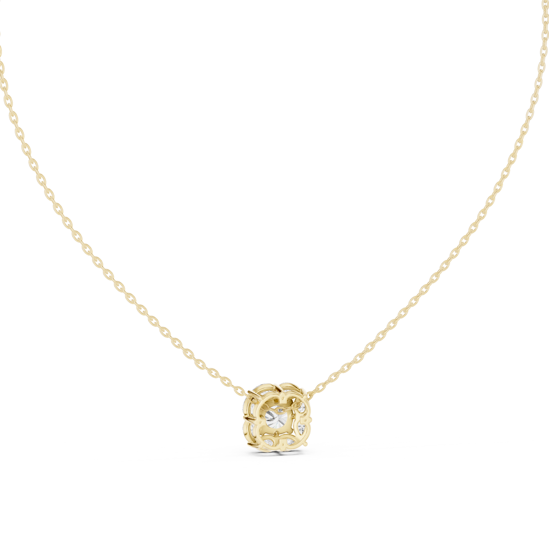 Sharp Lining lab grown diamond pendant