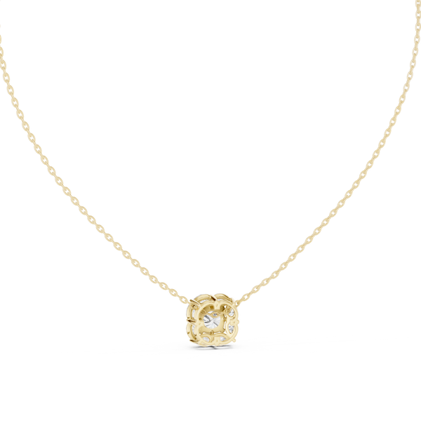 Sharp Lining lab grown diamond pendant