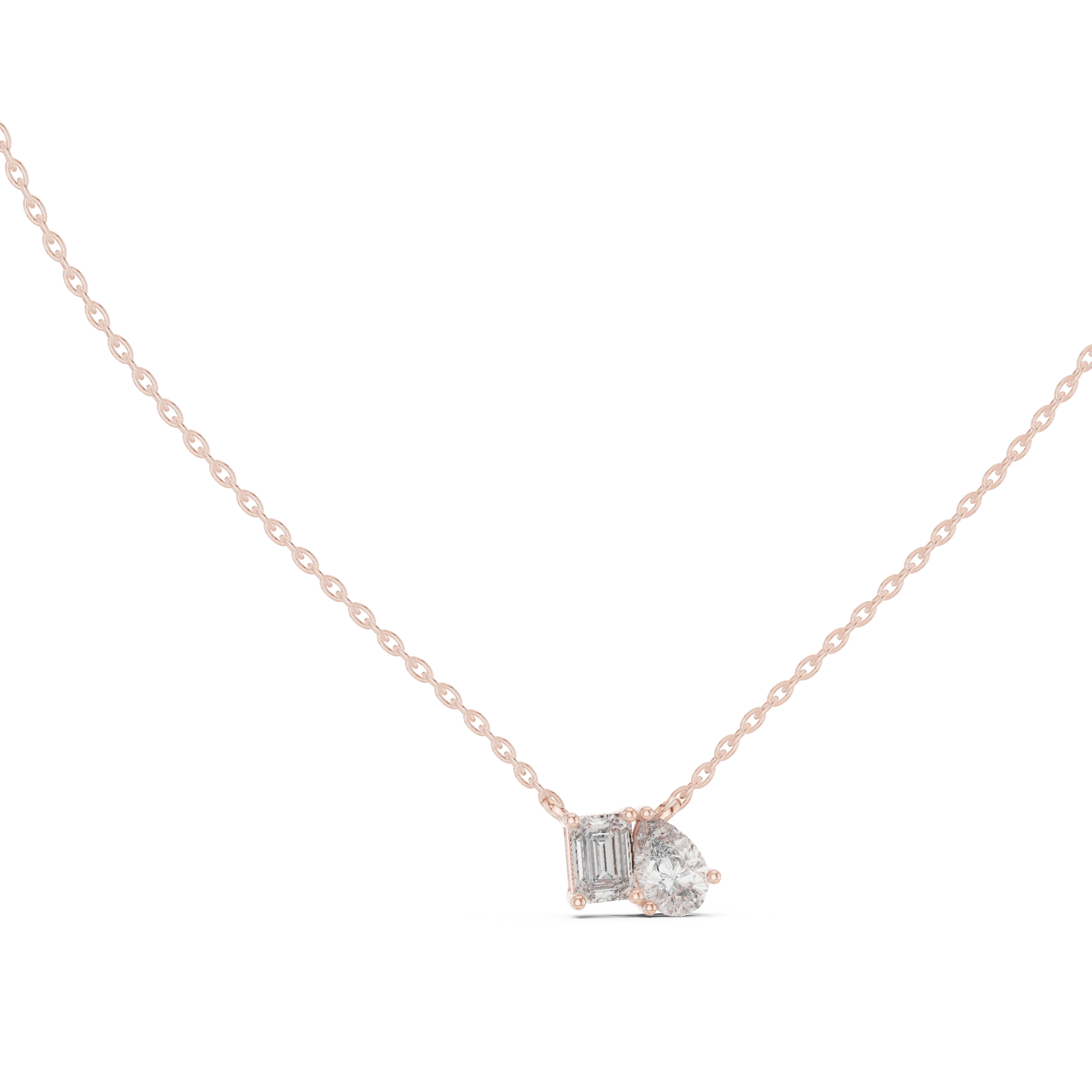Quiet Beauty lab grown diamond pendant