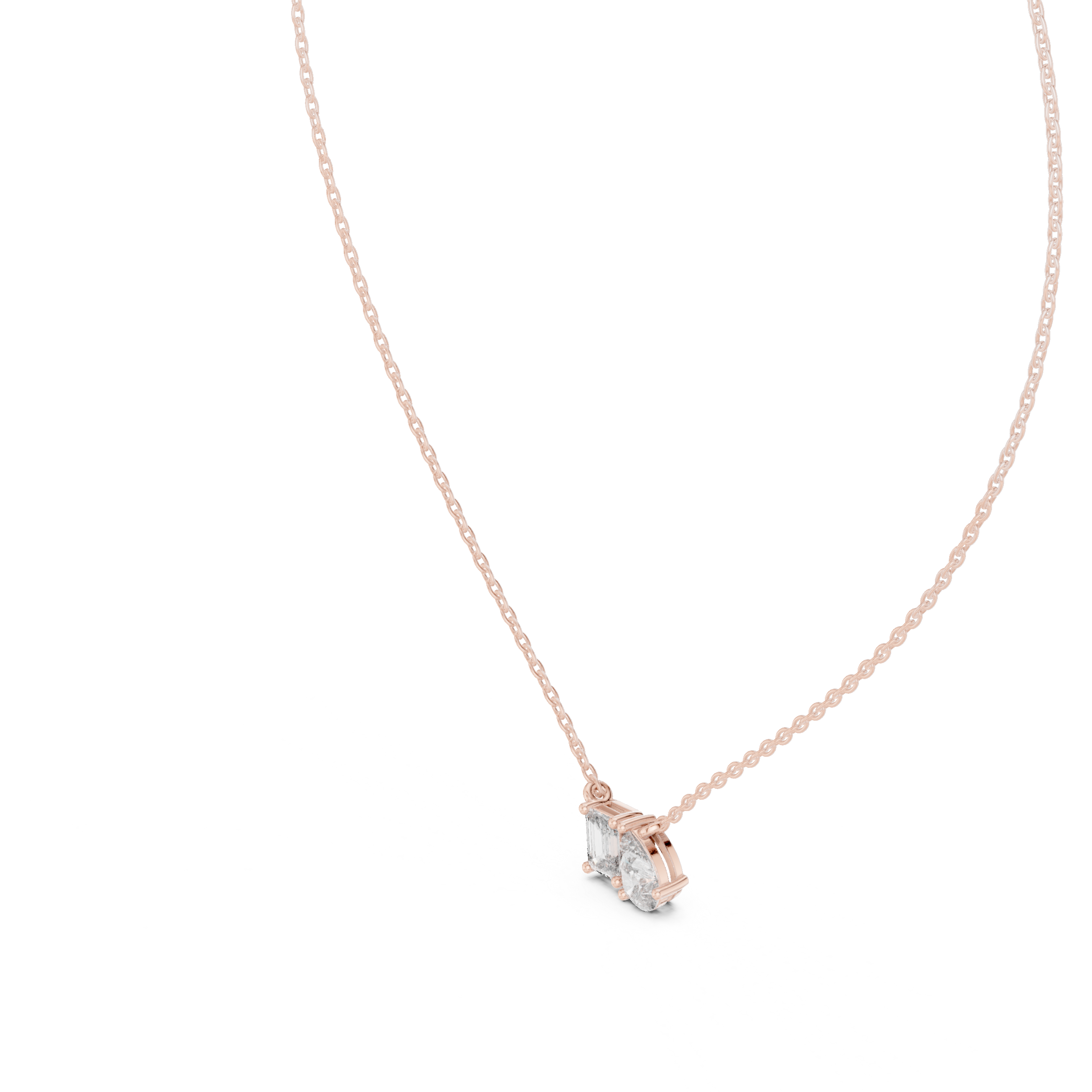 Quiet Beauty lab grown diamond pendant