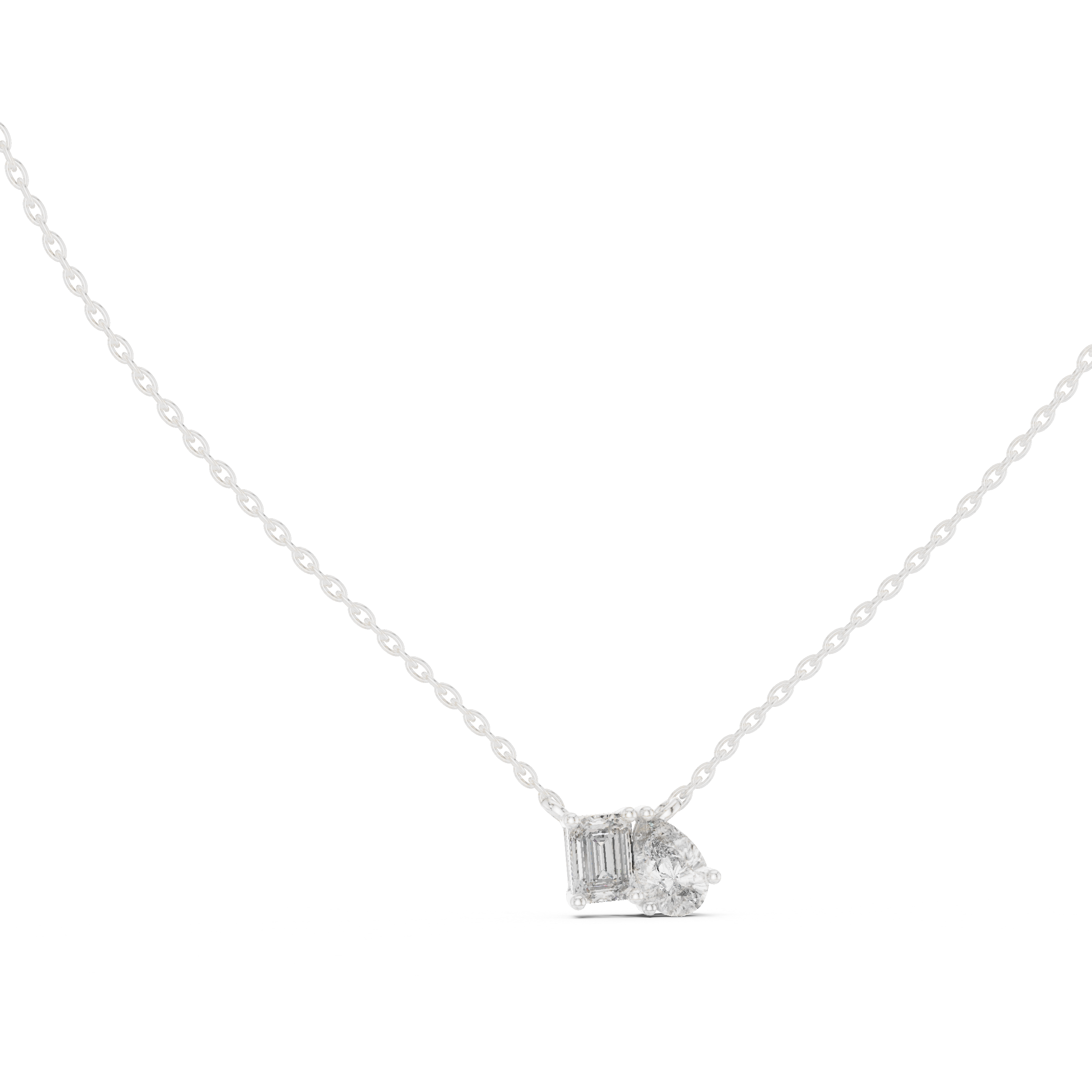 Quiet Beauty lab grown diamond pendant