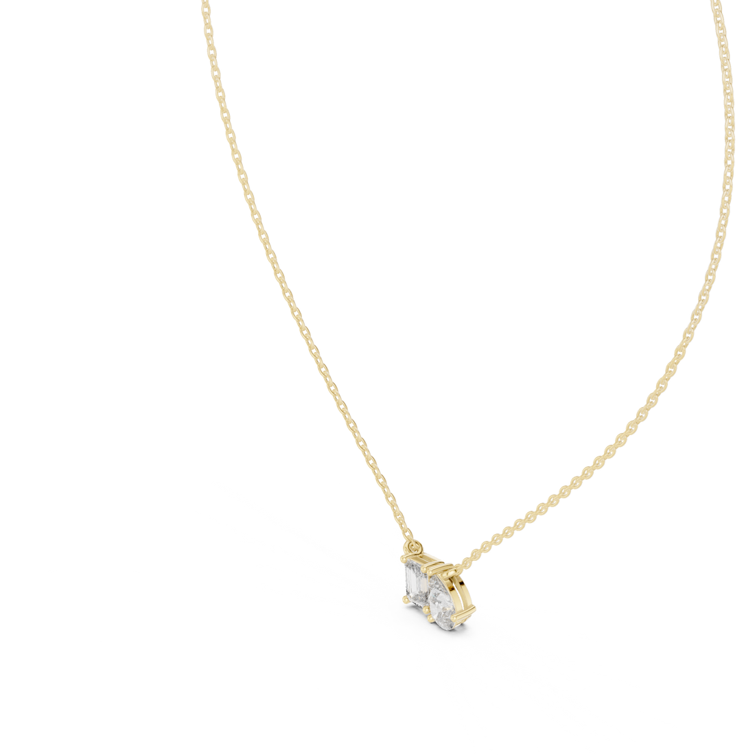 Quiet Beauty lab grown diamond pendant