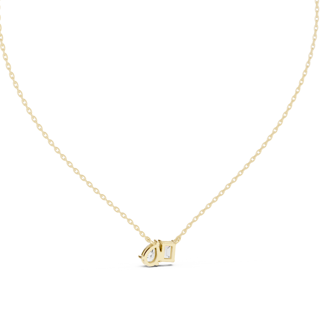 Quiet Beauty lab grown diamond pendant