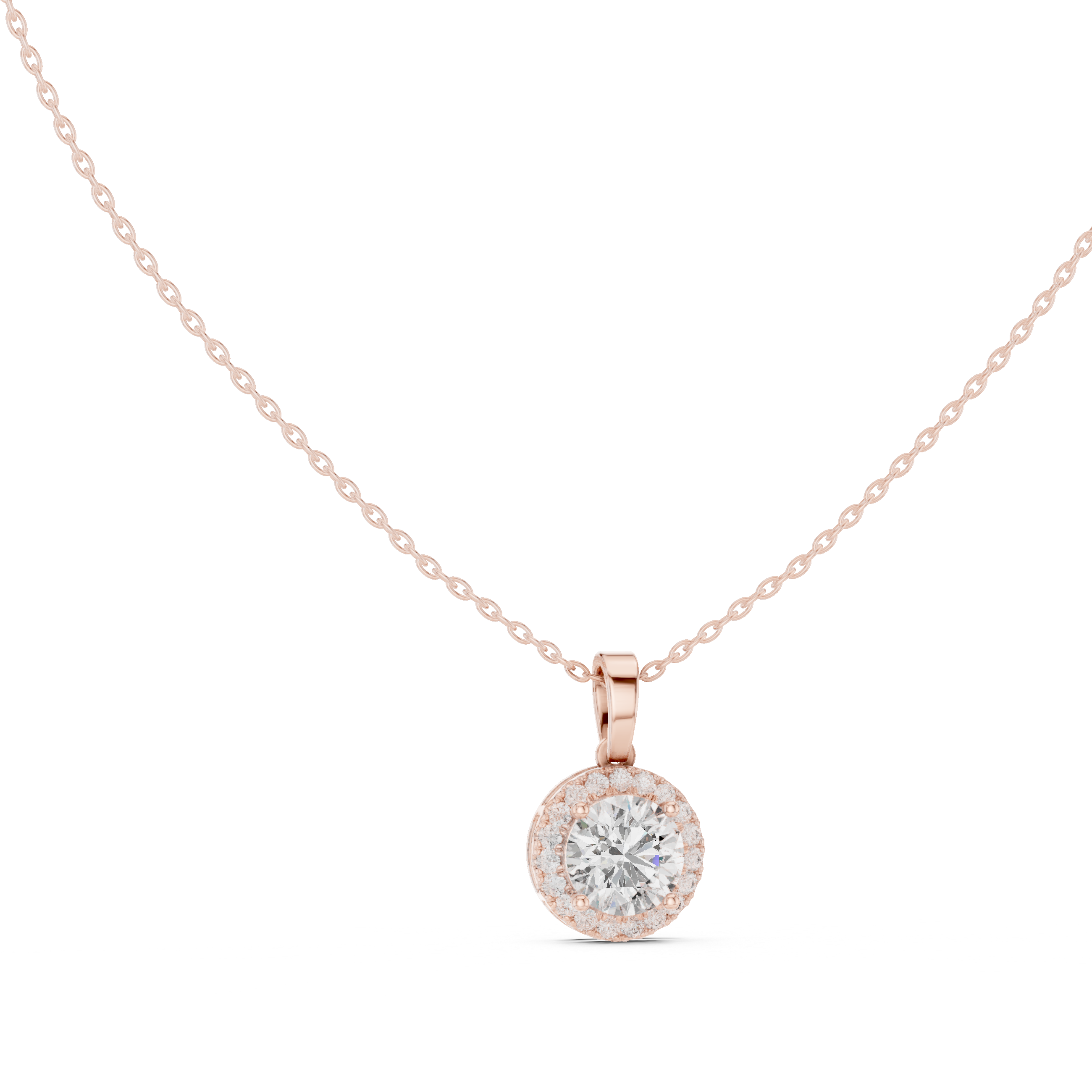High Heaven lab grown diamond pendant