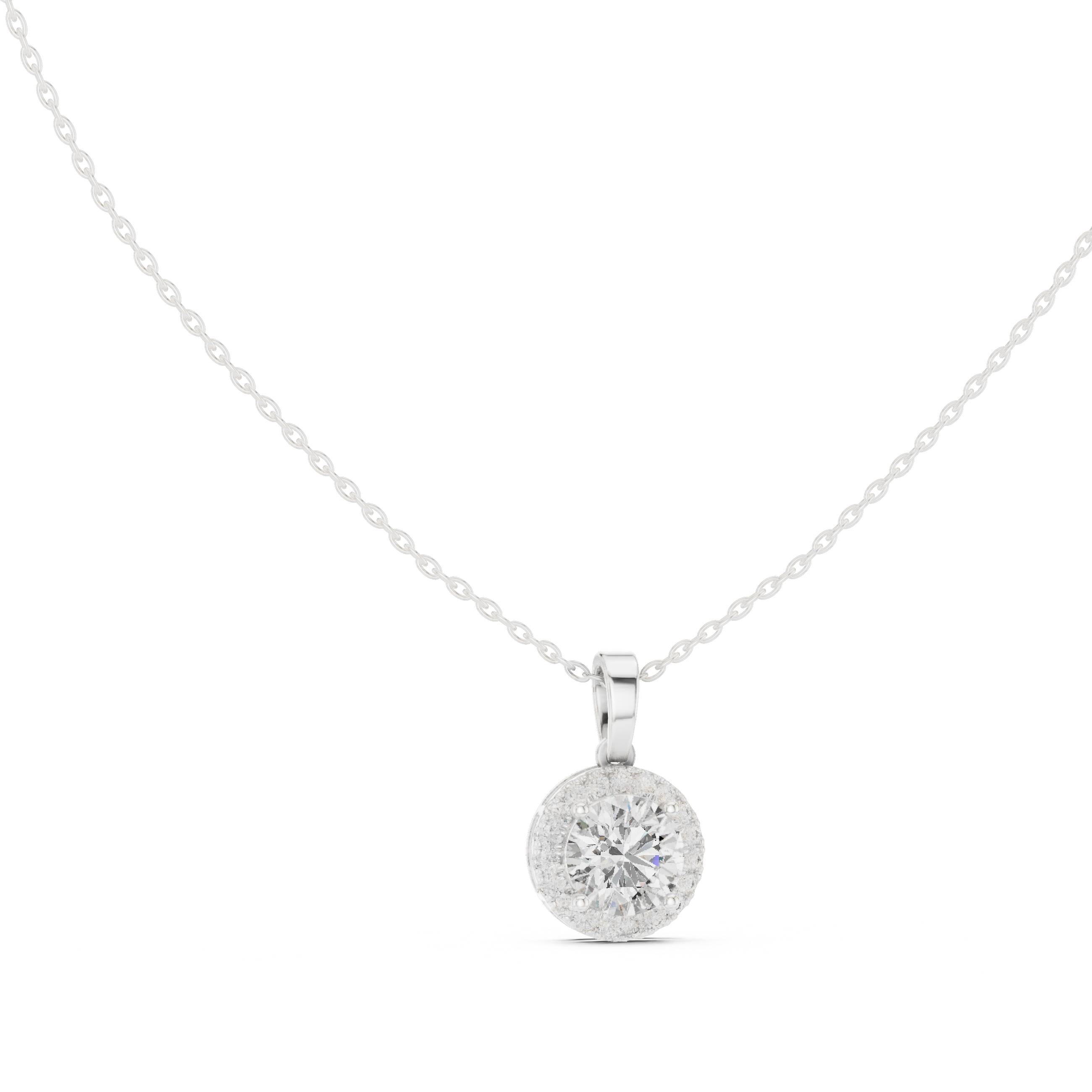 High Heaven lab grown diamond pendant
