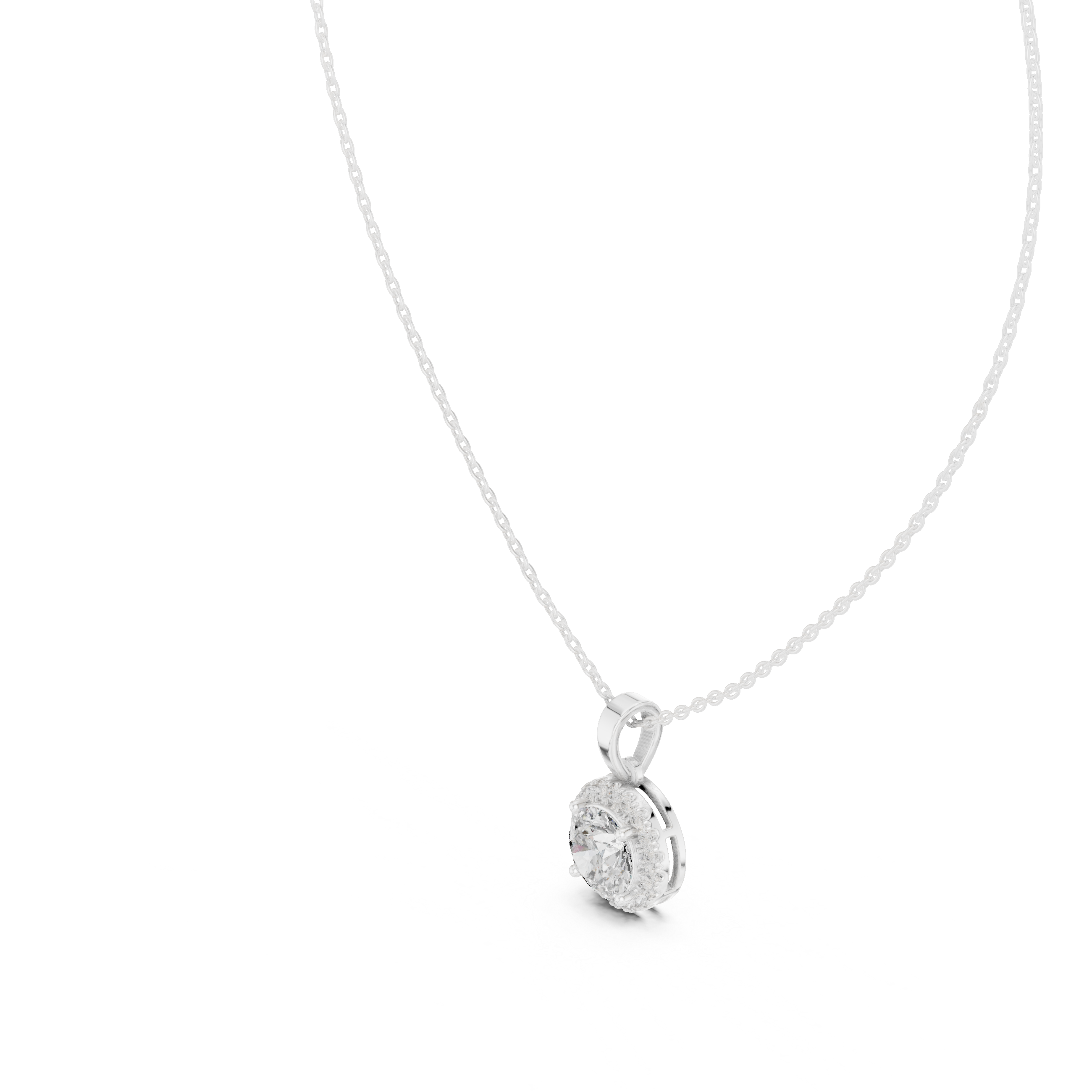 High Heaven lab grown diamond pendant