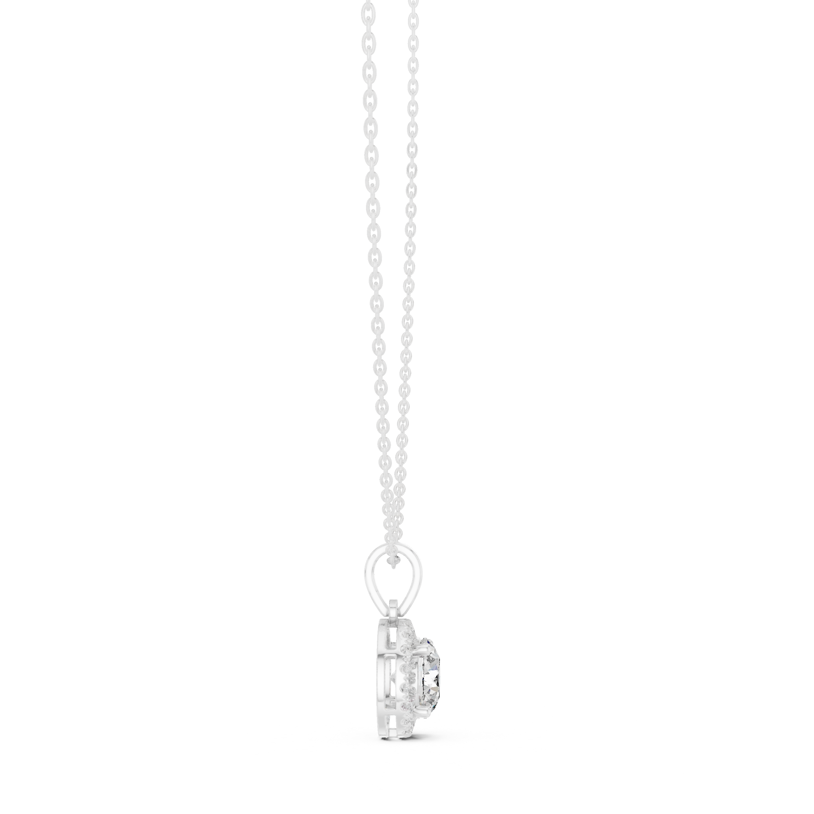 High Heaven lab grown diamond pendant