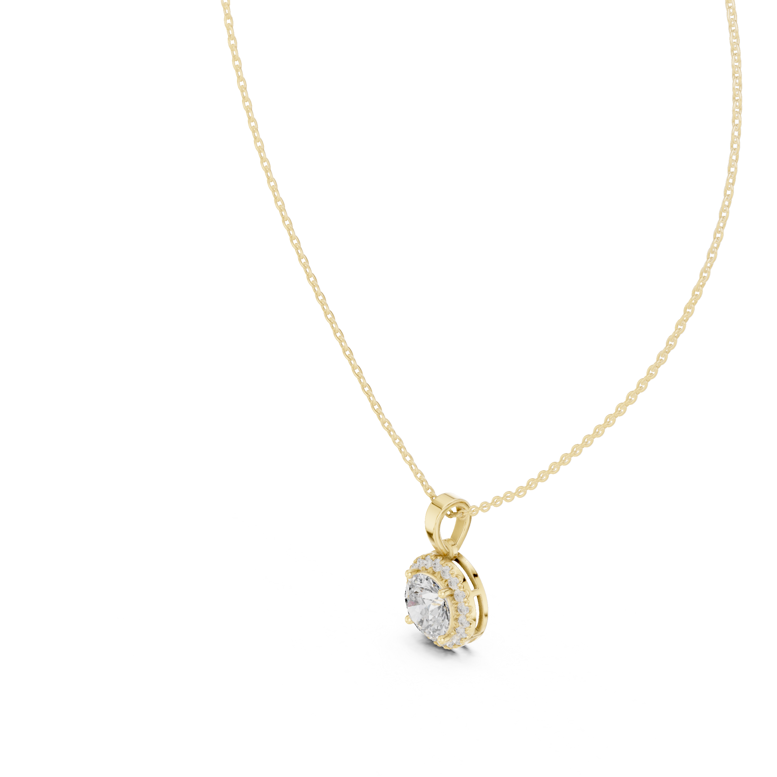 High Heaven lab grown diamond pendant