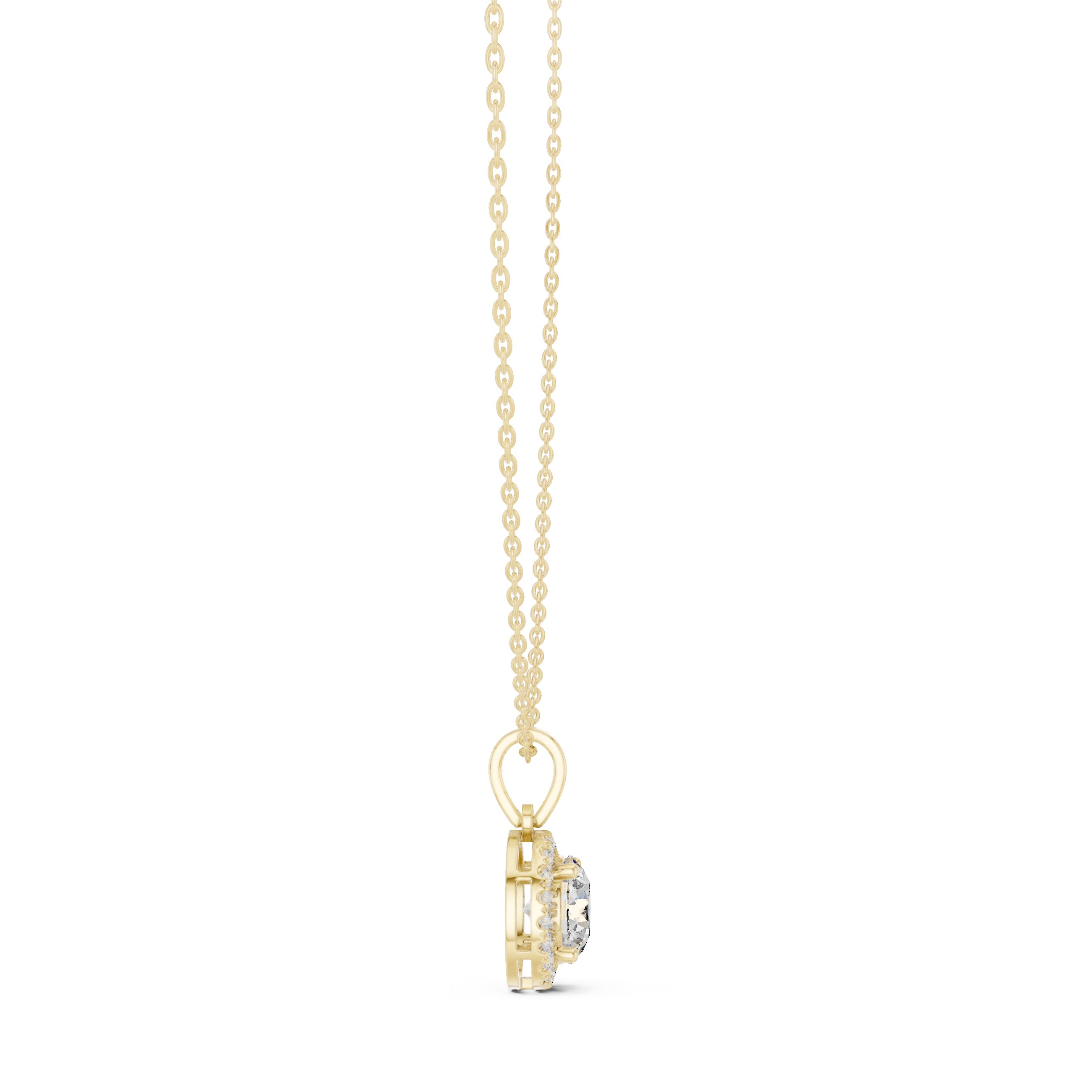 High Heaven lab grown diamond pendant