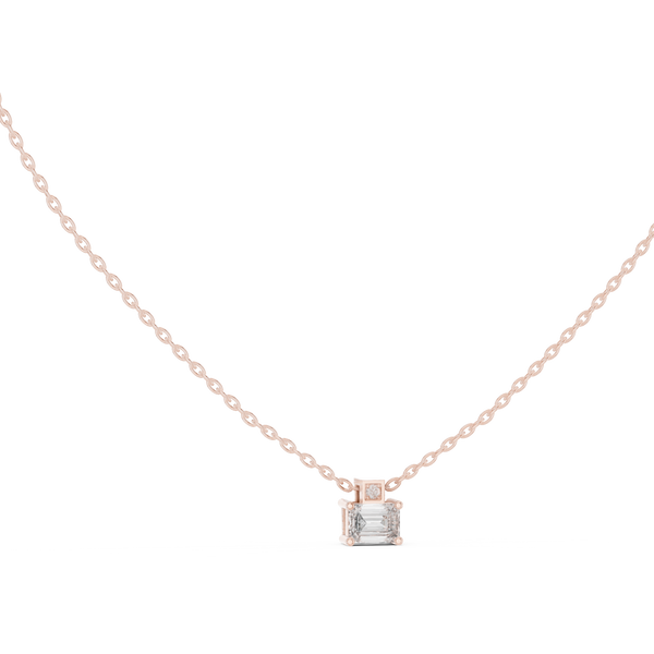 Soft Whisper lab grown diamond pendant