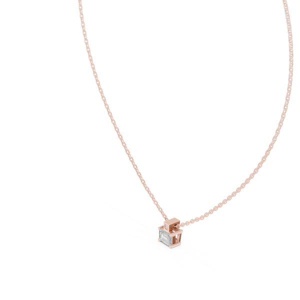 Soft Whisper lab grown diamond pendant