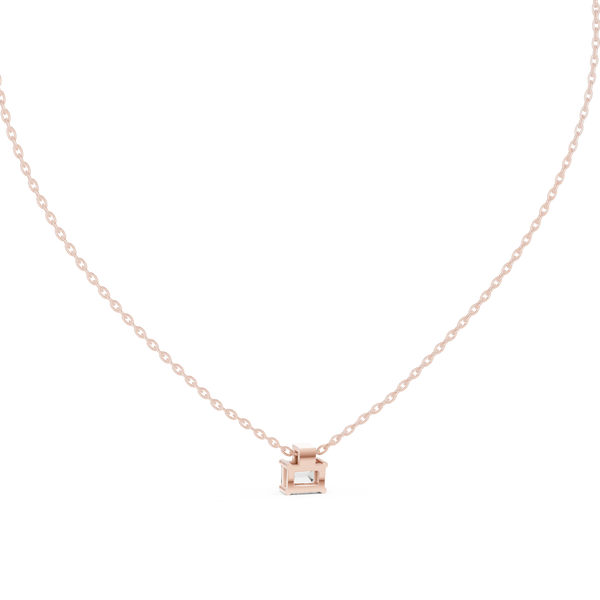 Soft Whisper lab grown diamond pendant