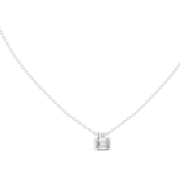 Soft Whisper lab grown diamond pendant