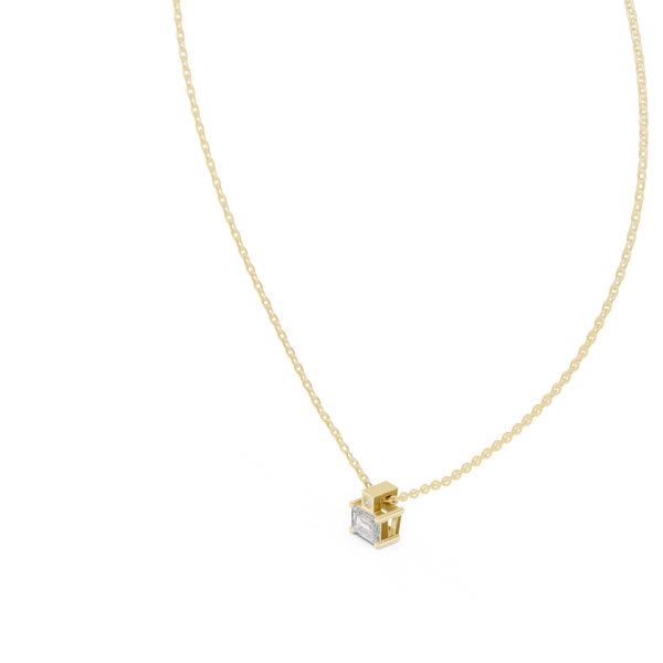 Soft Whisper lab grown diamond pendant