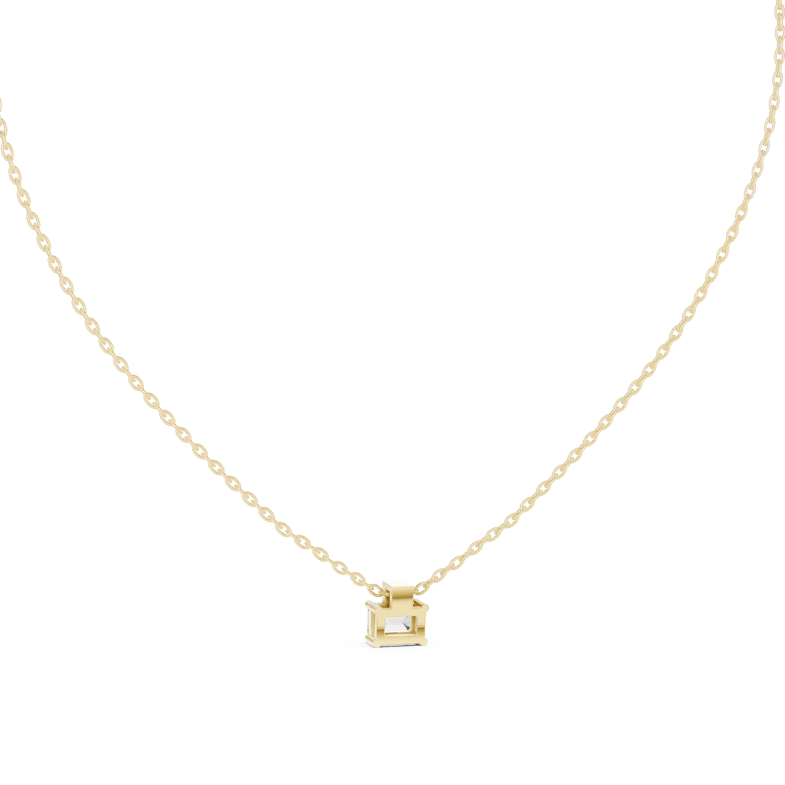 Soft Whisper lab grown diamond pendant