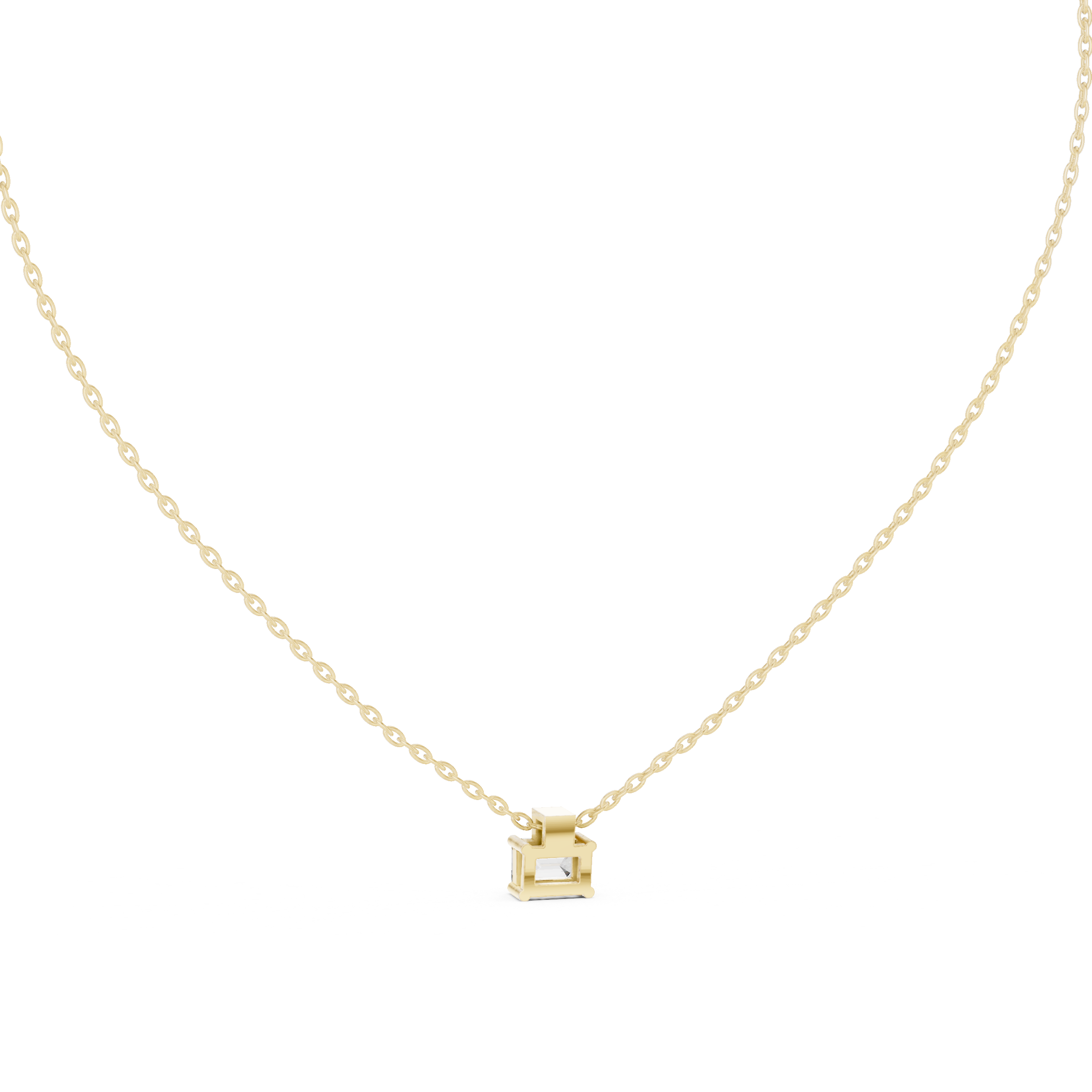 Soft Whisper lab grown diamond pendant