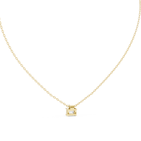 Soft Whisper lab grown diamond pendant