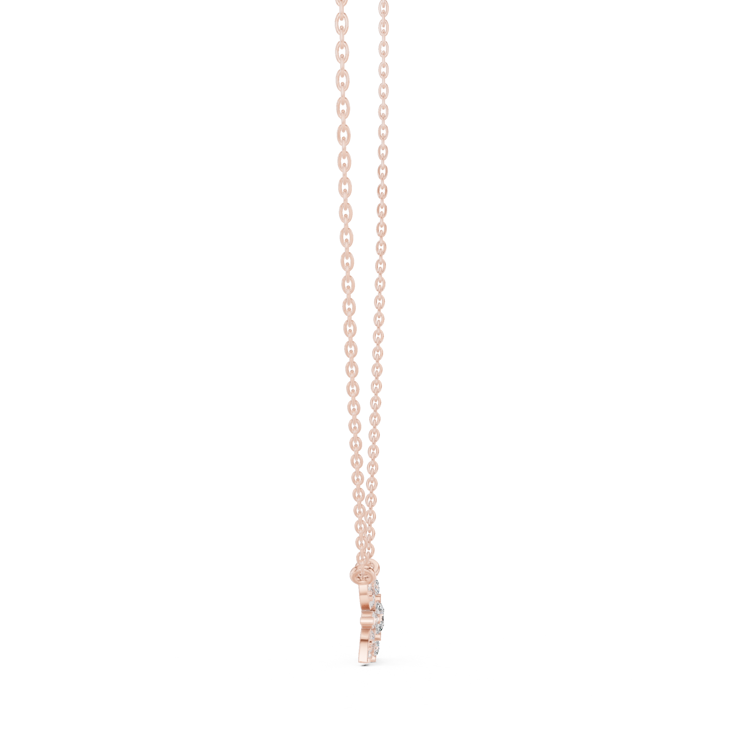 Morning Dew lab grown diamond pendant