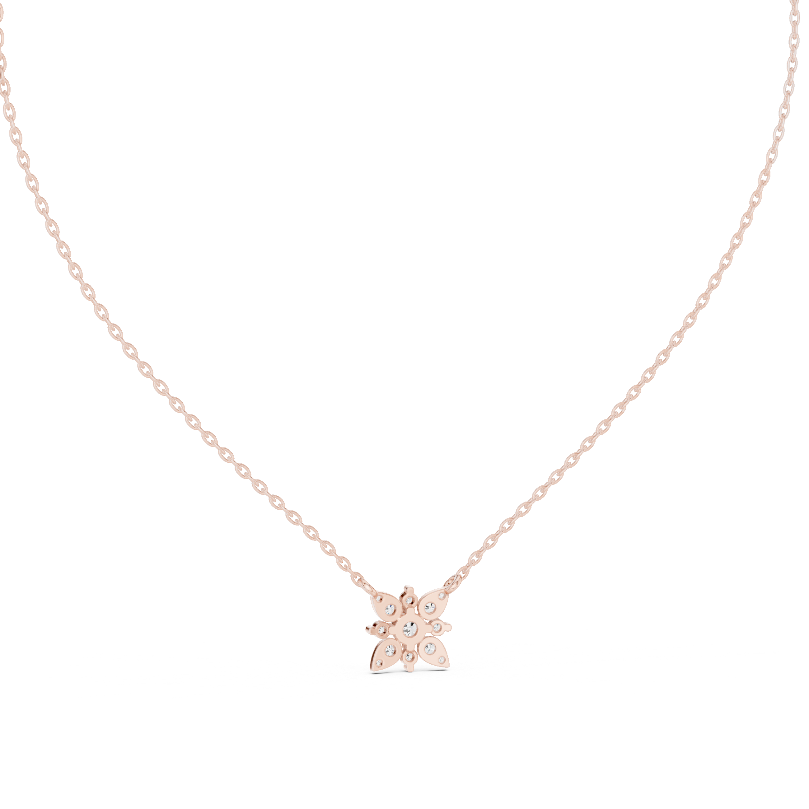Morning Dew lab grown diamond pendant