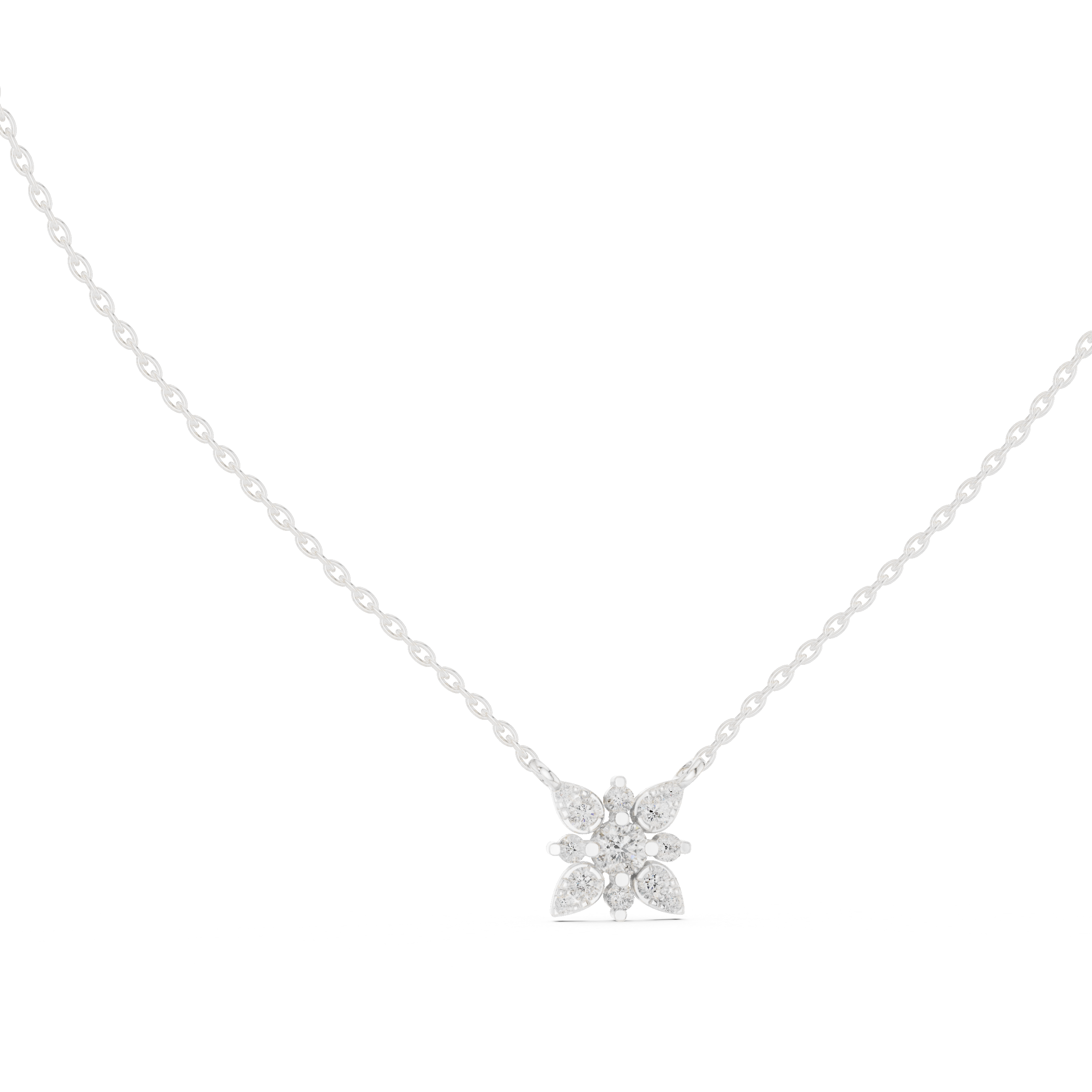Morning Dew lab grown diamond pendant