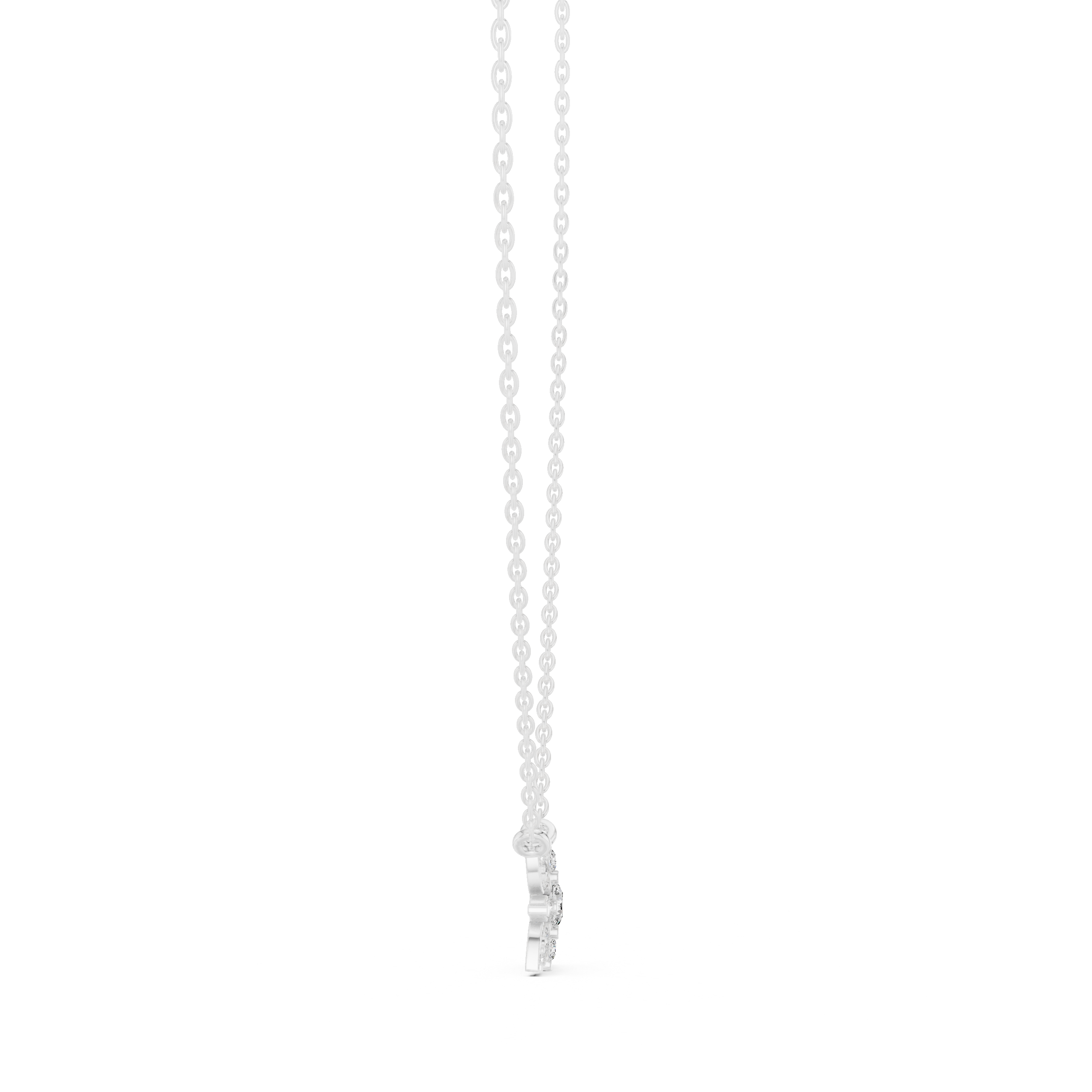 Morning Dew lab grown diamond pendant