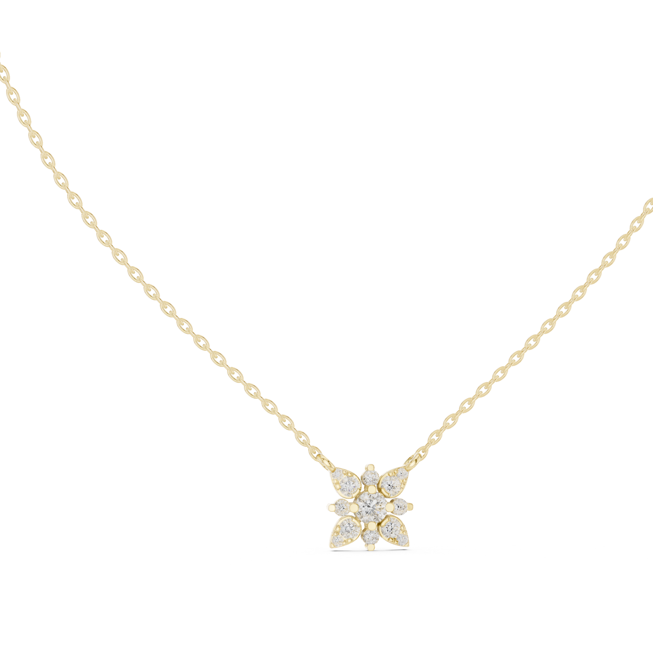 Morning Dew lab grown diamond pendant