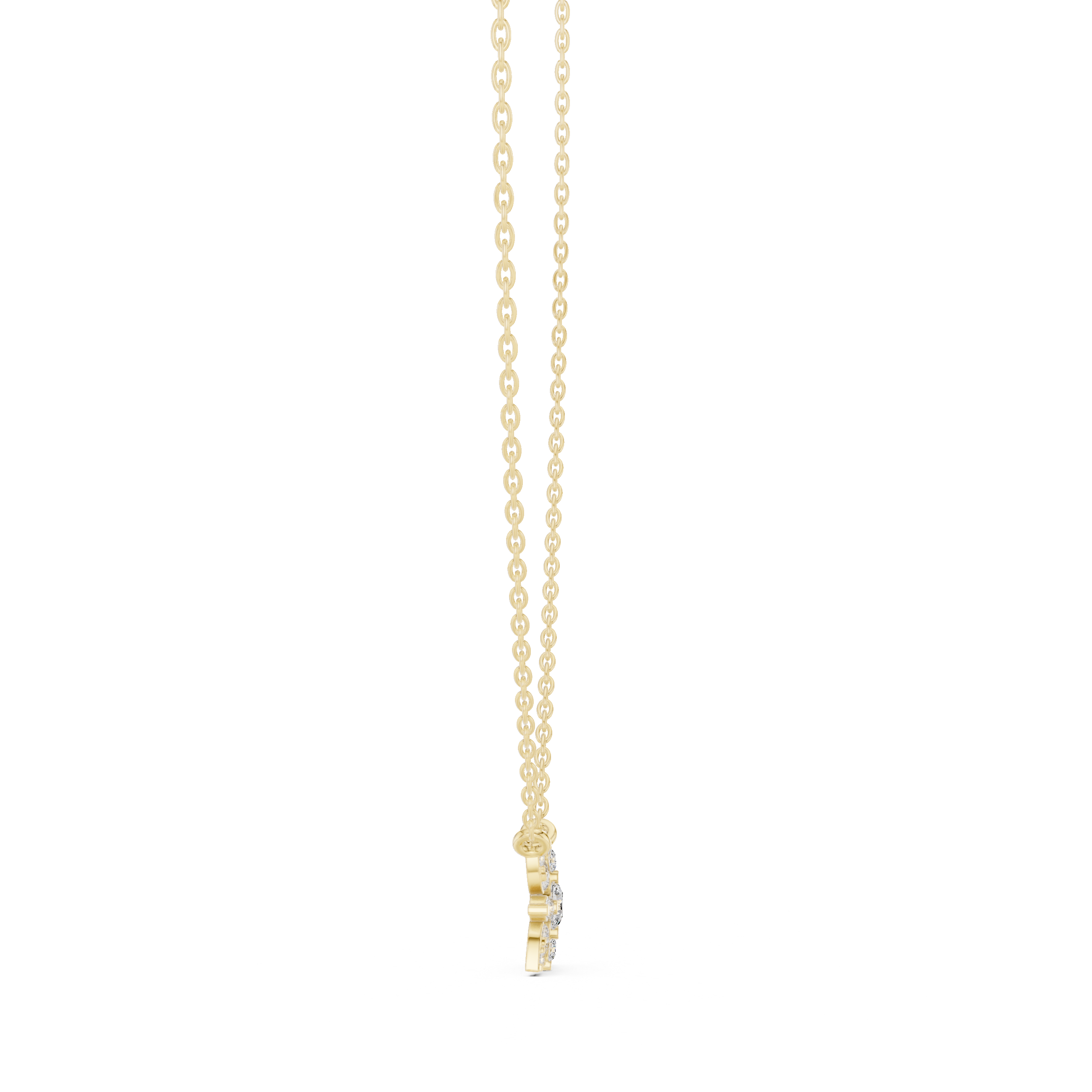 Morning Dew lab grown diamond pendant
