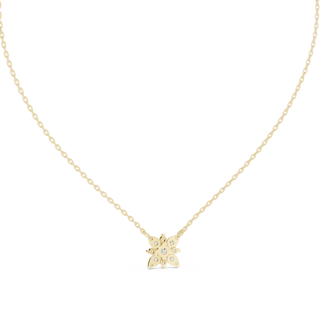 Morning Dew lab grown diamond pendant