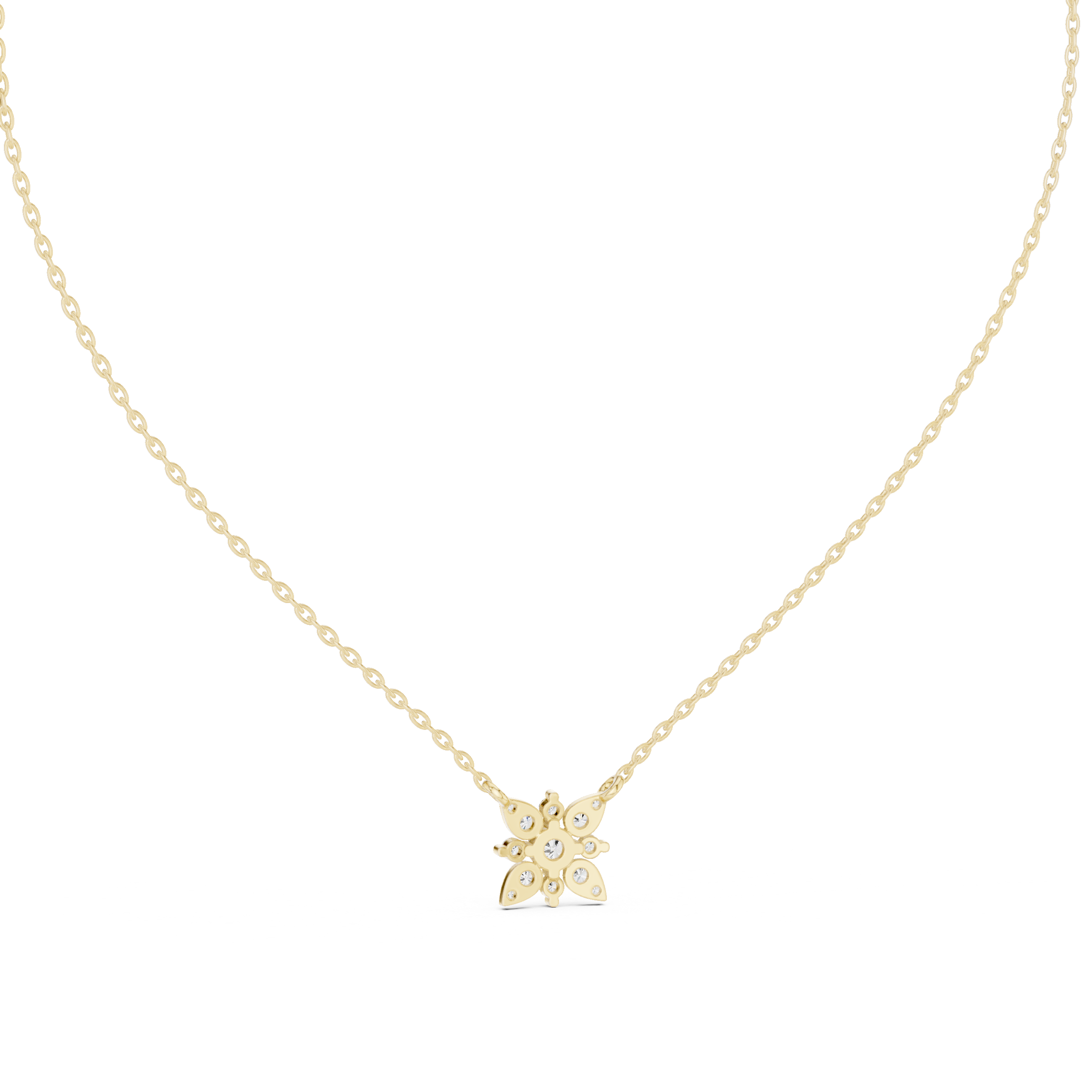 Morning Dew lab grown diamond pendant