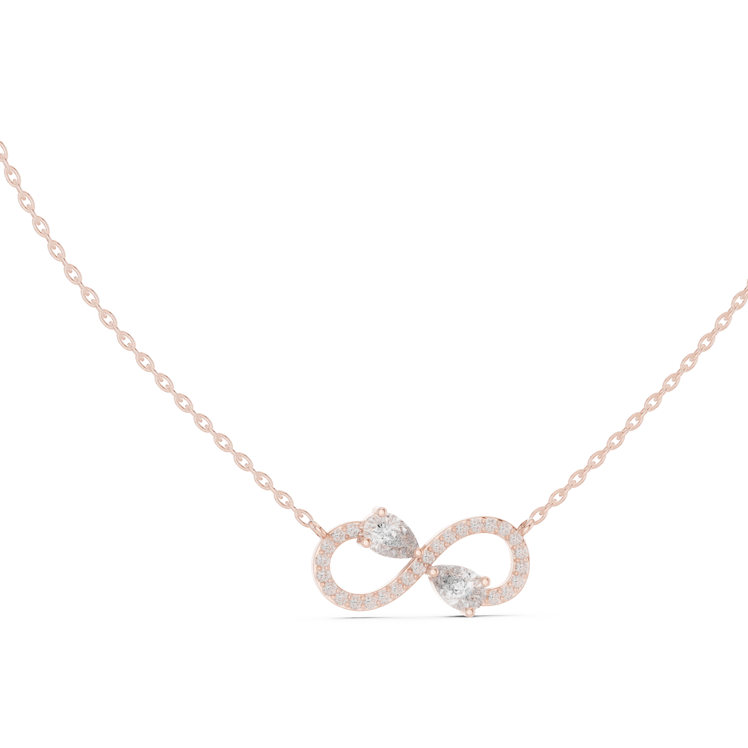 Summer Rain lab grown diamond pendant