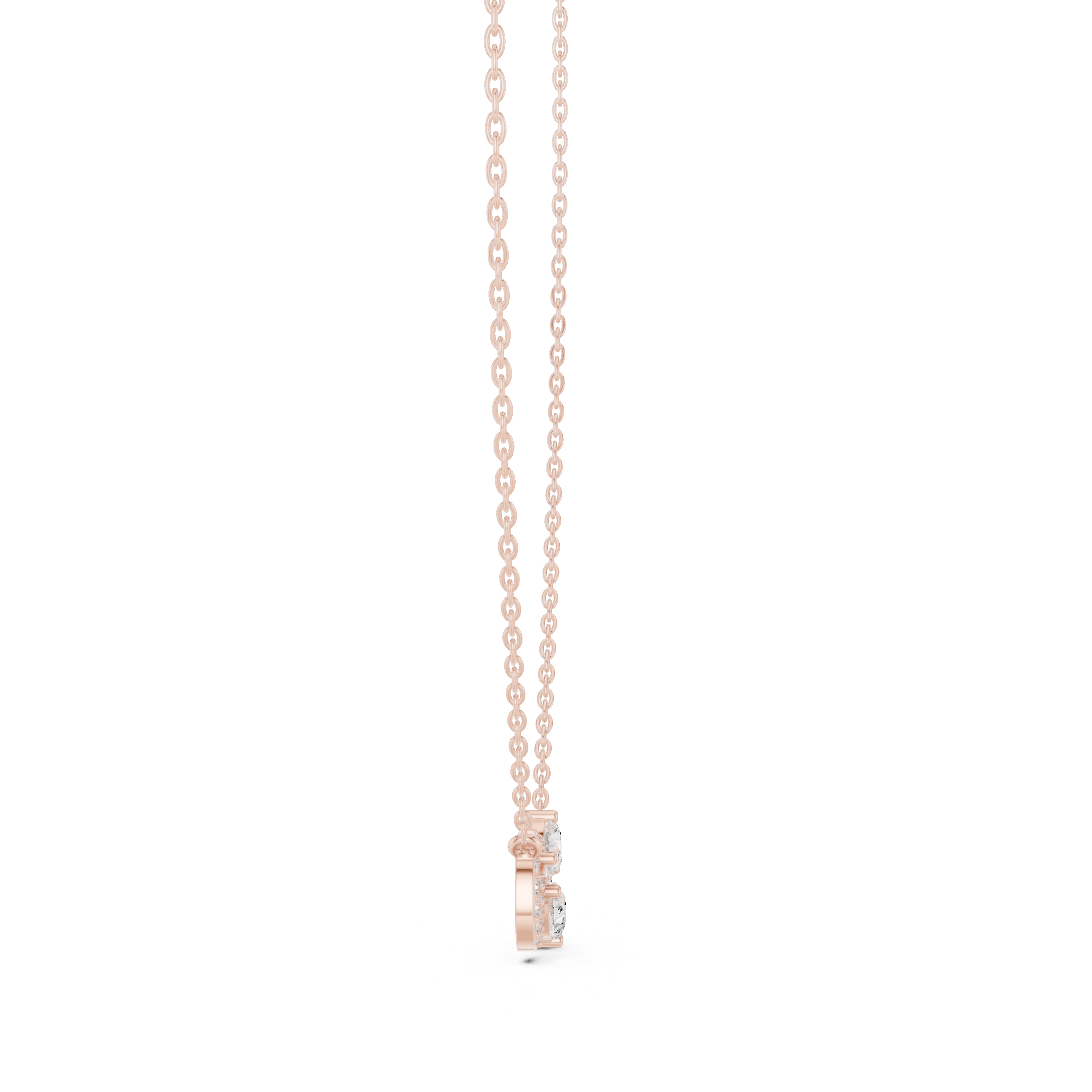 Summer Rain lab grown diamond pendant