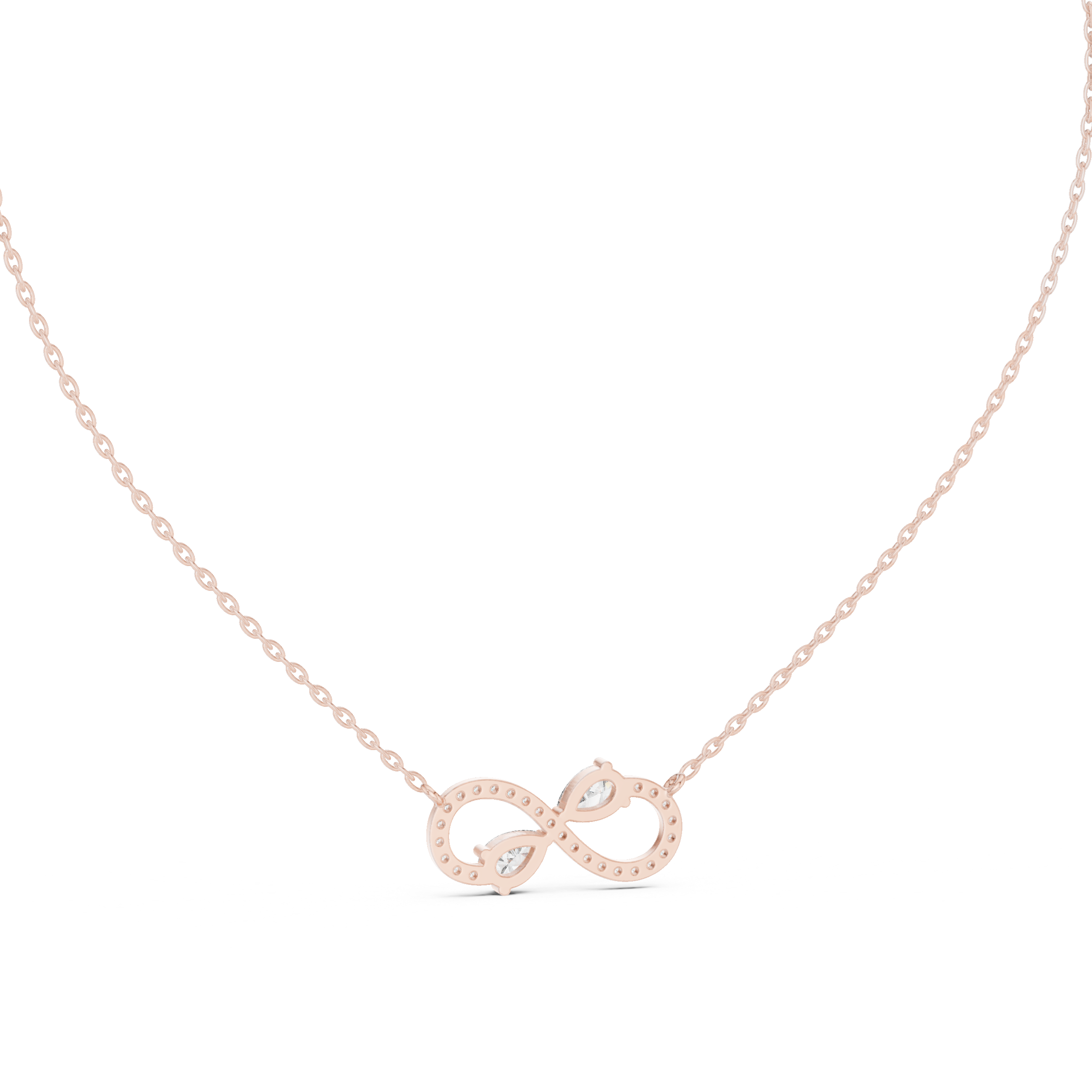 Summer Rain lab grown diamond pendant