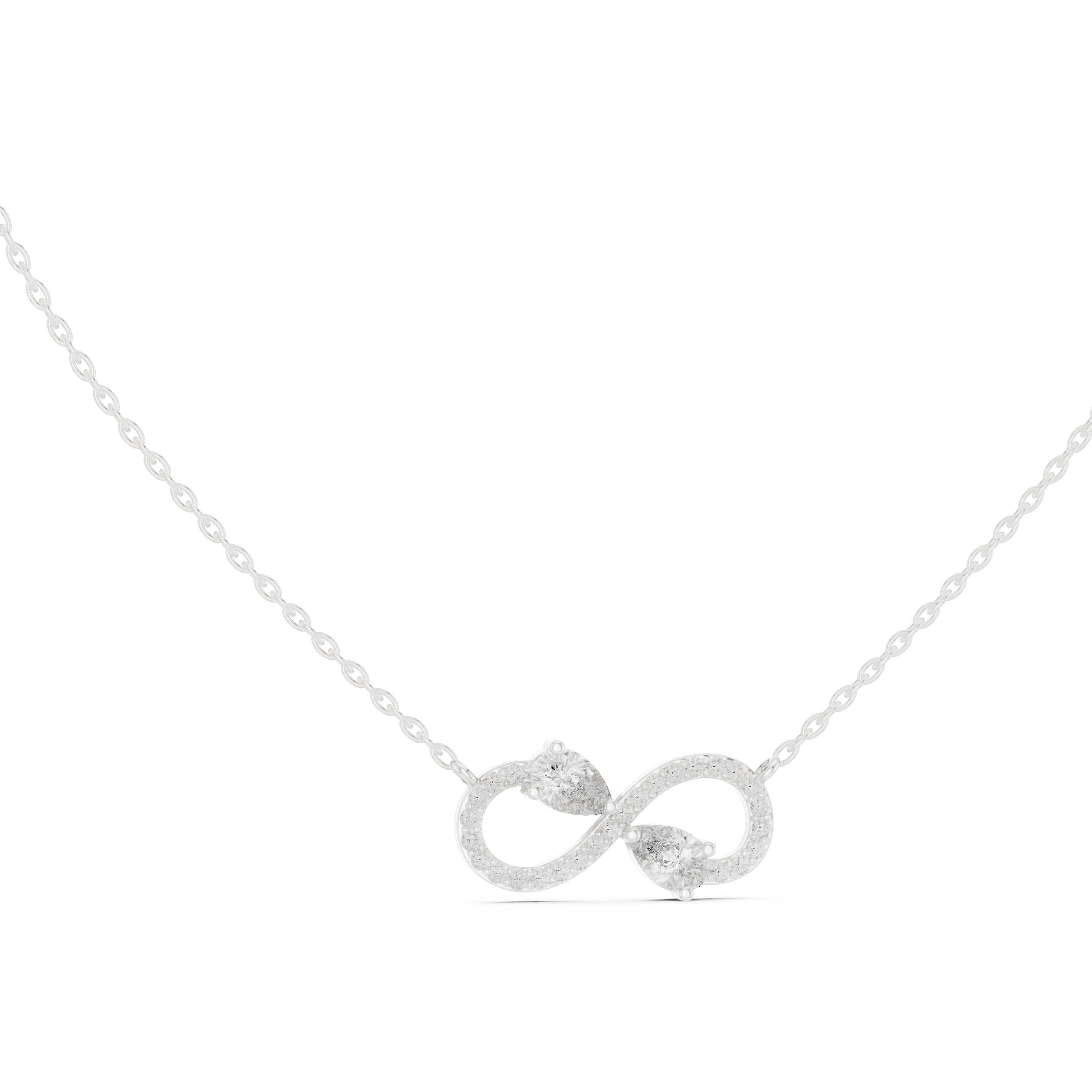 Summer Rain lab grown diamond pendant
