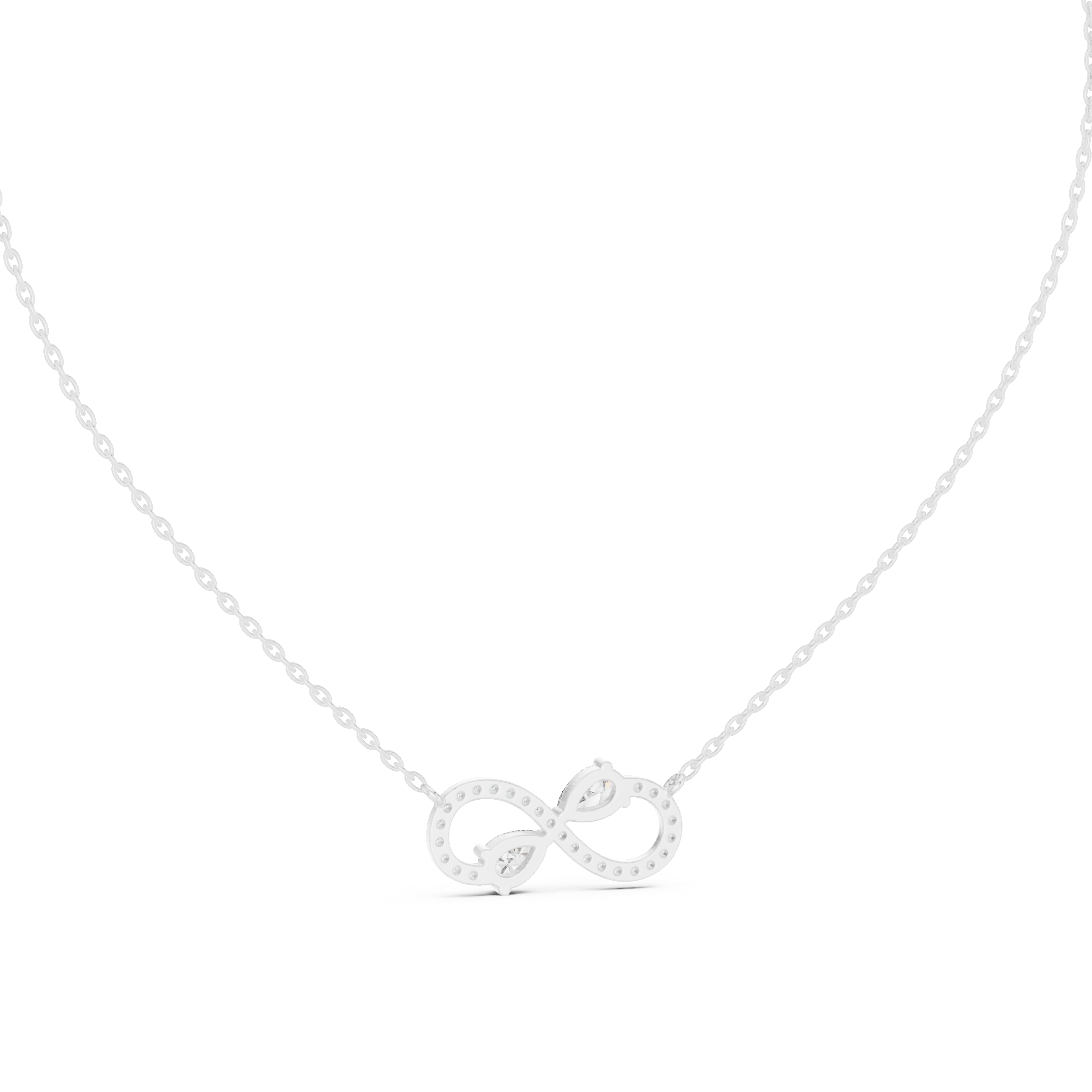 Summer Rain lab grown diamond pendant