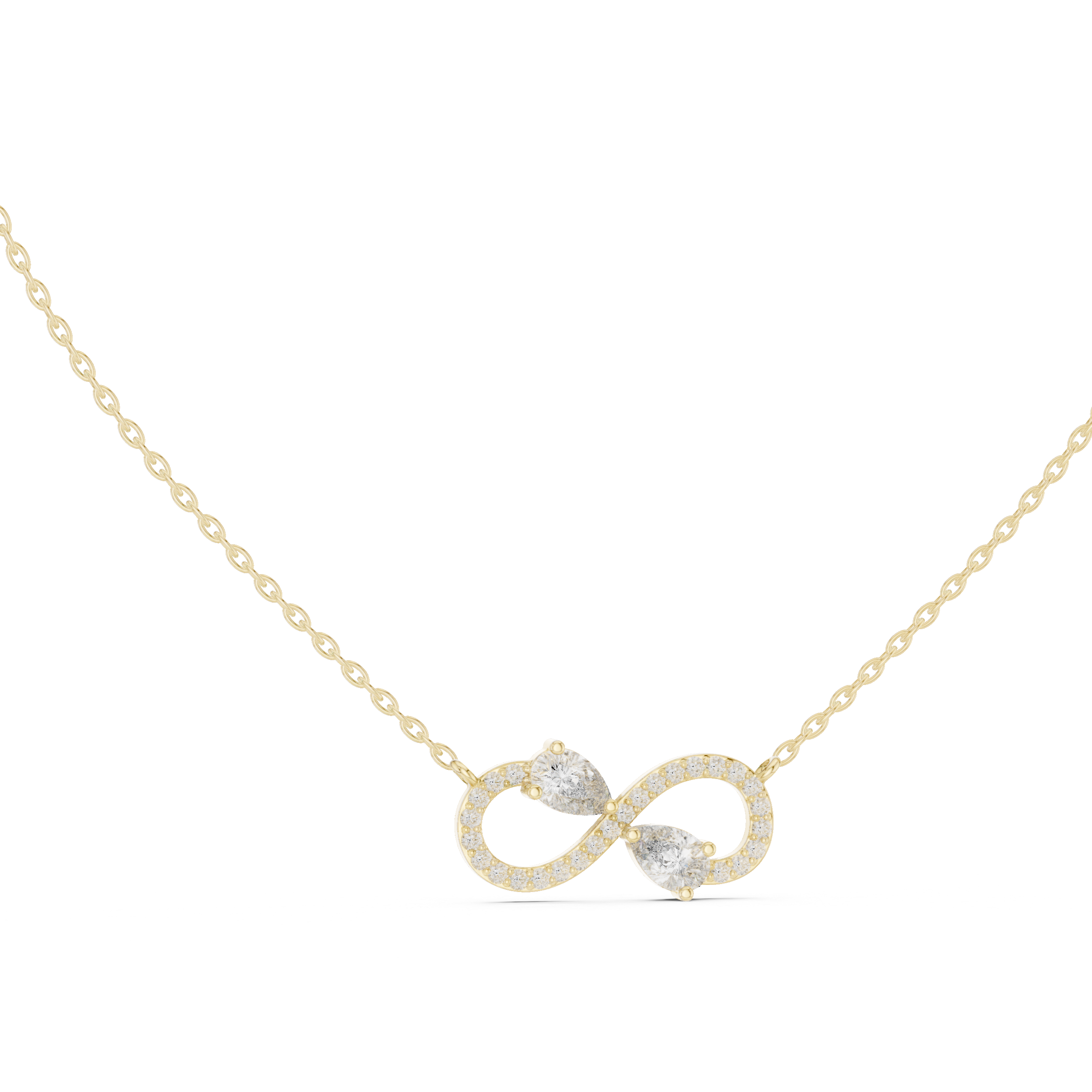 Summer Rain lab grown diamond pendant